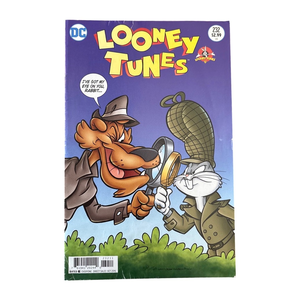 DC Comics Looney Tunes 232 Bugs Bunny Pete Puma October 2016 Humor Comic Book
